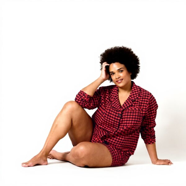 Pigiama Flanella Donna Amazon Essentials Comodo Pantaloncini