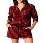 Pigiama Flanella Donna Amazon Essentials Comodo Pantaloncini