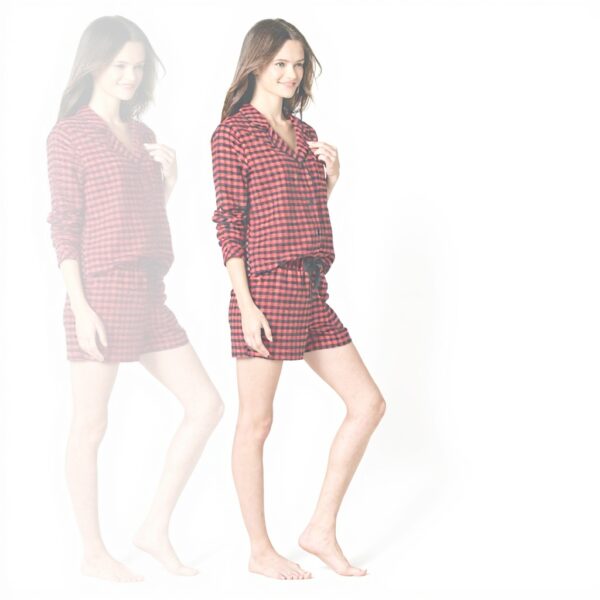 Pigiama Flanella Donna Amazon Essentials Comodo Pantaloncini