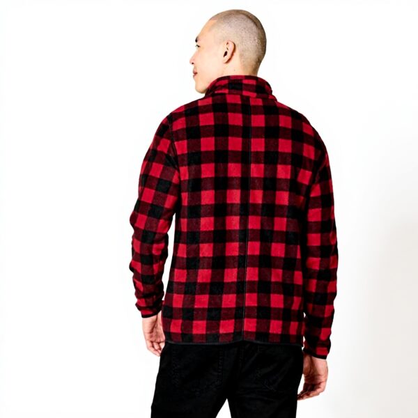 Giacca Invernale Pile Uomo Amazon Essentials Nero Rosso