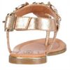 Sandali a punta aperta donna Buffalo sintetico oro rose