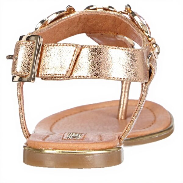 Sandali a punta aperta donna Buffalo sintetico oro rose