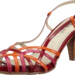 Buffalo Sandali Donna Rosso Tacco 7cm Sintetico Pelle-0