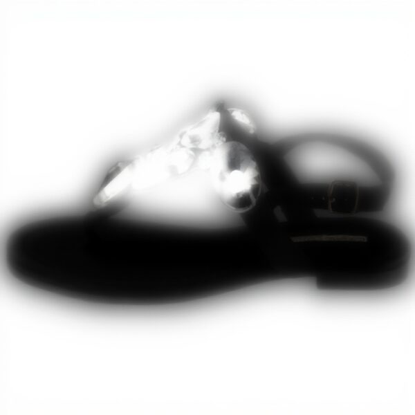 Buffalo Sandali Donna Tela Fibbia Comodo Nero Rosa