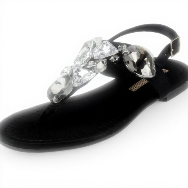 Buffalo Sandali Donna Tela Fibbia Comodo Nero Rosa