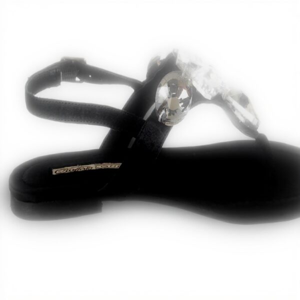 Buffalo Sandali Donna Tela Fibbia Comodo Nero Rosa