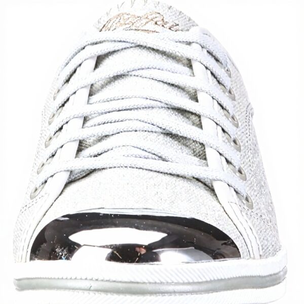 Buffalo Sneaker Donna Canvas Argento Grigio Sportive Casual