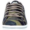 Sneaker casual Buffalo verde canvas donna scarpe sportive