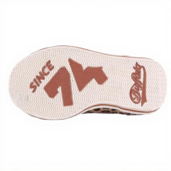 Sneaker Buffalo Leopard Velvet Donna Marrone 38 EU 110485