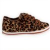 Sneaker Buffalo Leopard Velvet Donna Marrone 38 EU 110485