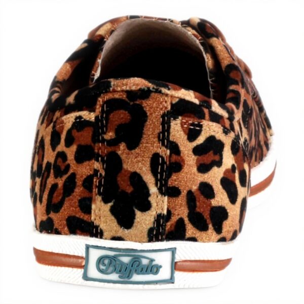 Sneaker Buffalo Leopard Velvet Donna Marrone 38 EU 110485