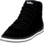 Buffalo Sneaker Donna Micro Suede Nero Marrone Scarpe