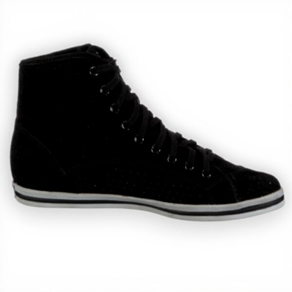 Buffalo Sneaker Donna Micro Suede Nero Marrone Scarpe