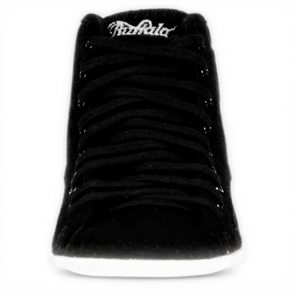 Buffalo Sneaker Donna Micro Suede Nero Marrone Scarpe