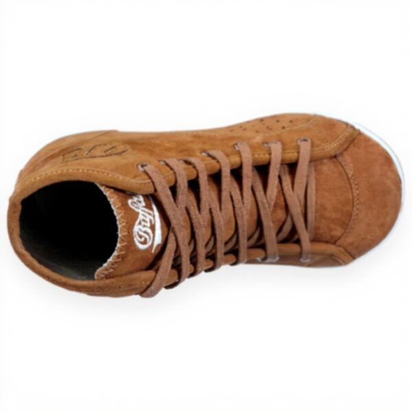 Buffalo Sneaker Donna Micro Suede Marrone Scarpe Sportive