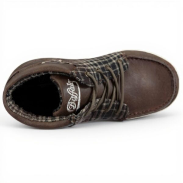 Buffalo Sneaker Donna Pelle Marrone Scarpe Sportive Casual