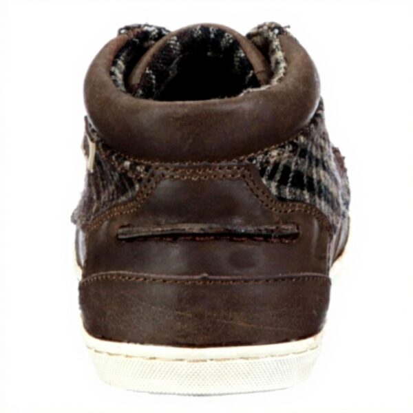 Buffalo Sneaker Donna Pelle Marrone Scarpe Sportive Casual