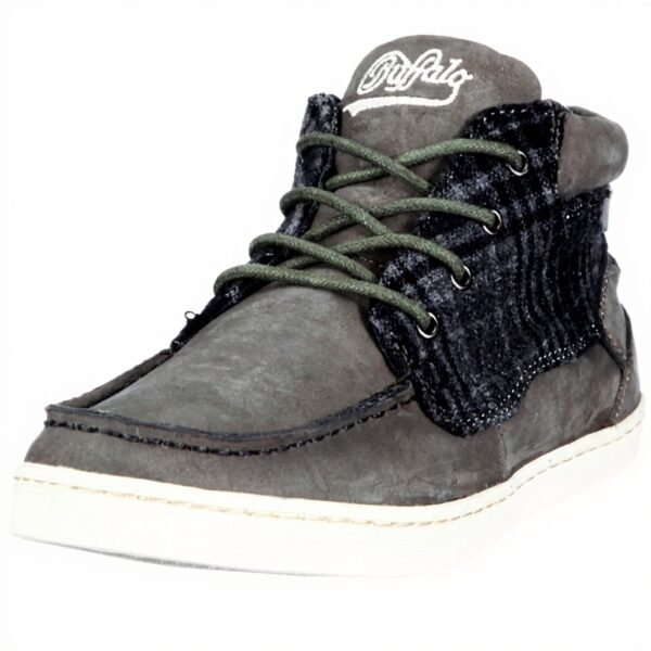 Scarpe Sportive Buffalo Crazy Horse Pelle Grigio Donna