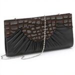 Pochette Donna Buffalo Nero Poliuretano Borse Moda