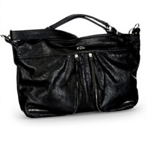 Borsa Donna Buffalo 601455 Nero Poliuretano Zip