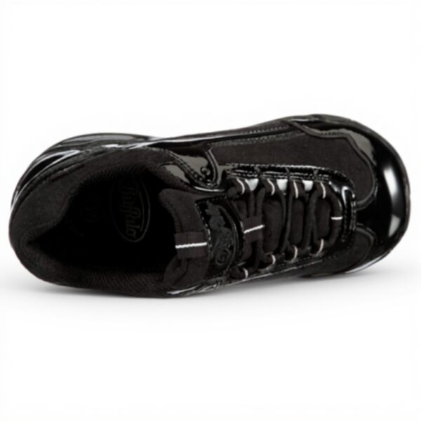 Scarpe Sportive Donna Buffalo PU Nero Sneaker Casual