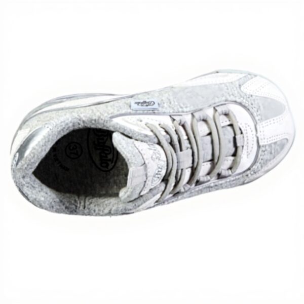 Scarpe Sportive Donna Buffalo Suede Fleece Grigio Sneaker