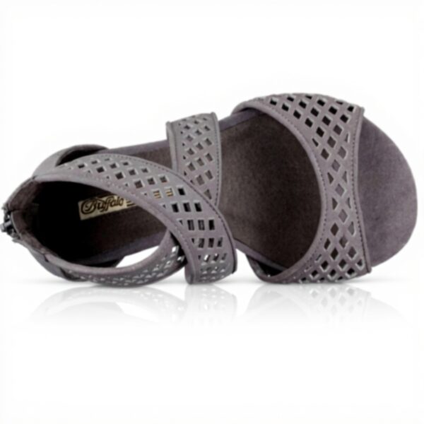 Buffalo Sandali Donna Pelle Arno Grigio Braun Tan60