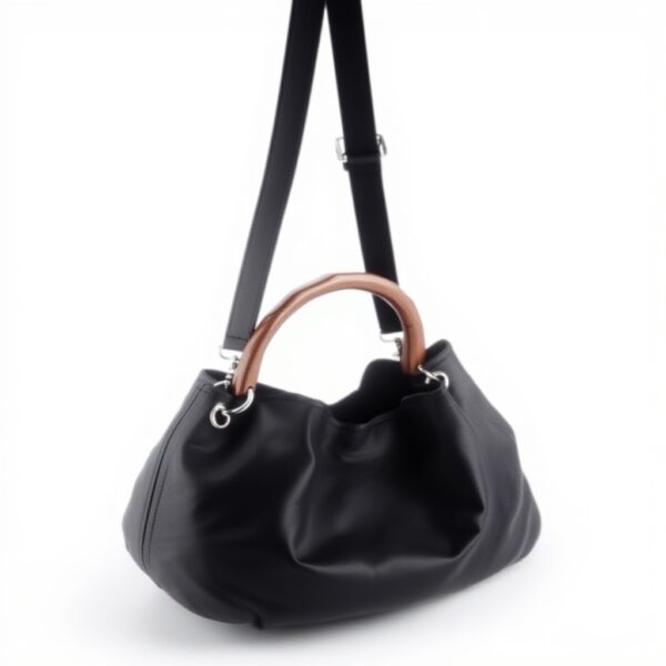 Borsa a spalla Buffalo donna poliuretano nero modello 111245