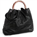 Borsa a spalla Buffalo donna poliuretano nero modello 111245