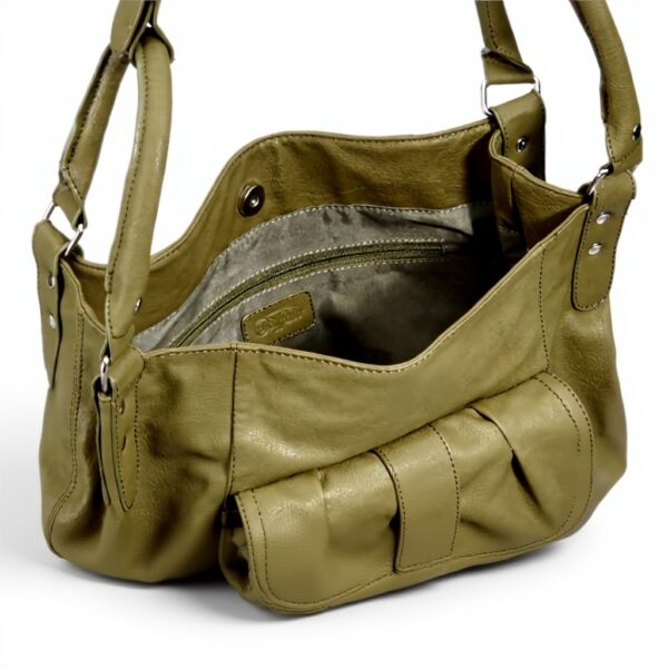 Buffalo Borsa a Tracolla Donna Verde Sintetico Spalla