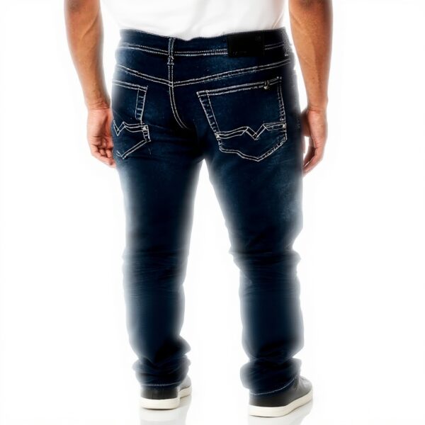 Buffalo David Bitton Jeans Uomo Max Skinny Denim Indaco