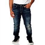 Buffalo David Bitton Jeans Uomo Max Skinny Denim Indaco