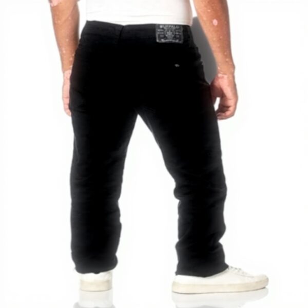 Buffalo David Bitton Jeans Uomo Slim Fit Nero Autentico