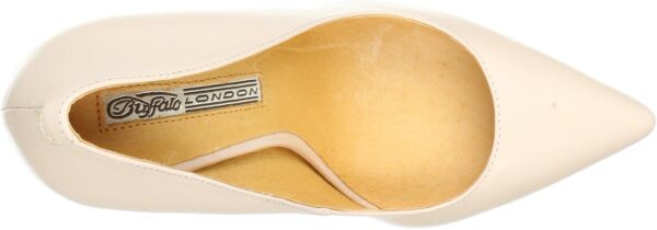 Decollete Donna Buffalo Pelle Rosa Tacco 11 cm-4