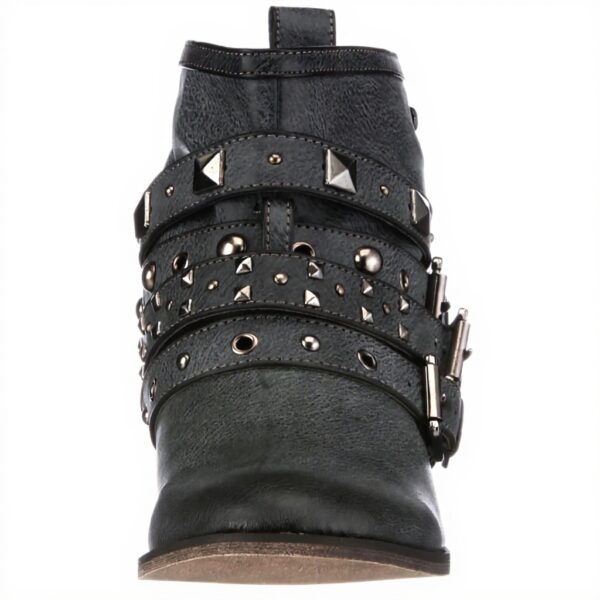 Stivali Donna Buffalo Nero Poliuretano Comodo Casual