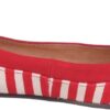 Ballerine Donna Buffalo Girl Rosso Tessuto Intrecciato Pelle-5