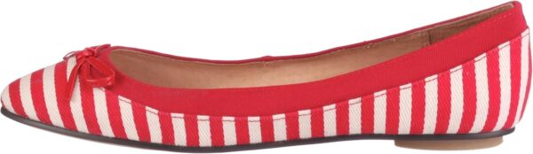 Ballerine Donna Buffalo Girl Rosso Tessuto Intrecciato Pelle-6