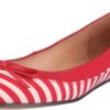 Ballerine Donna Buffalo Girl Rosso Tessuto Intrecciato Pelle-0