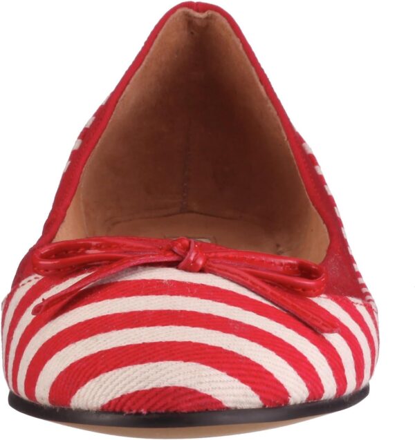 Ballerine Donna Buffalo Girl Rosso Tessuto Intrecciato Pelle-1