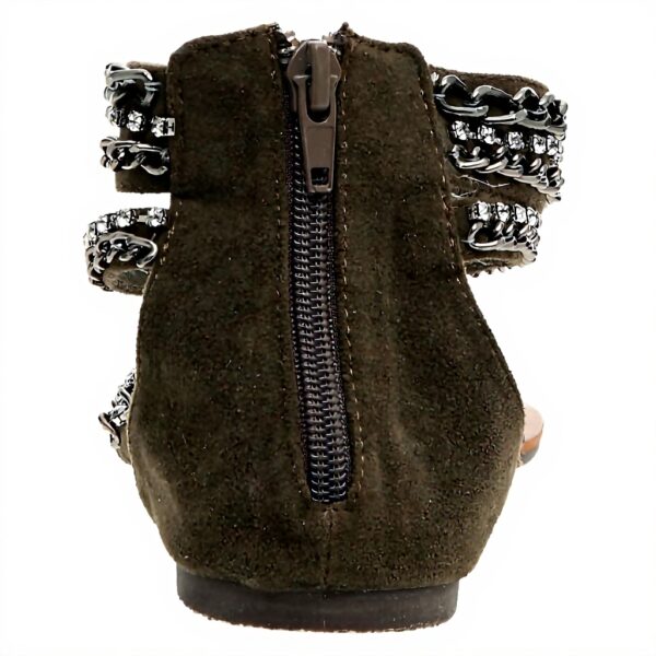 Sandali donna Buffalo Girl 219910 XQLP Marrone tessuto