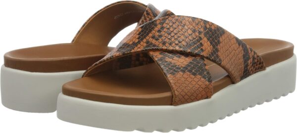 Buffalo Javia Ciabatte Donna Pelle Sabot Comode Multicolore-6