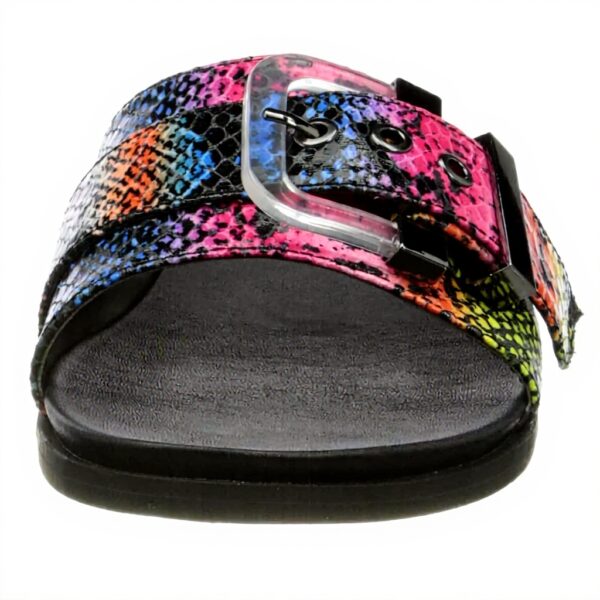 Sandali Bassi Donna Buffalo Josie Rosa Multi Rosa Sintetico