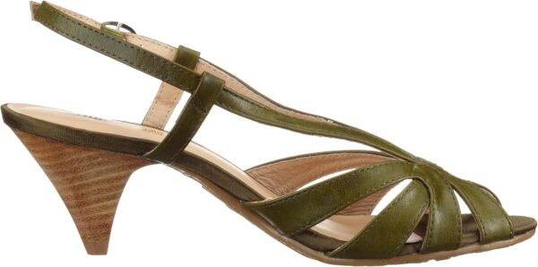Sandali da Donna Buffalo JS09002 Verde Nero Grigio Tacco-5