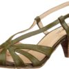 Sandali da Donna Buffalo JS09002 Verde Nero Grigio Tacco-0