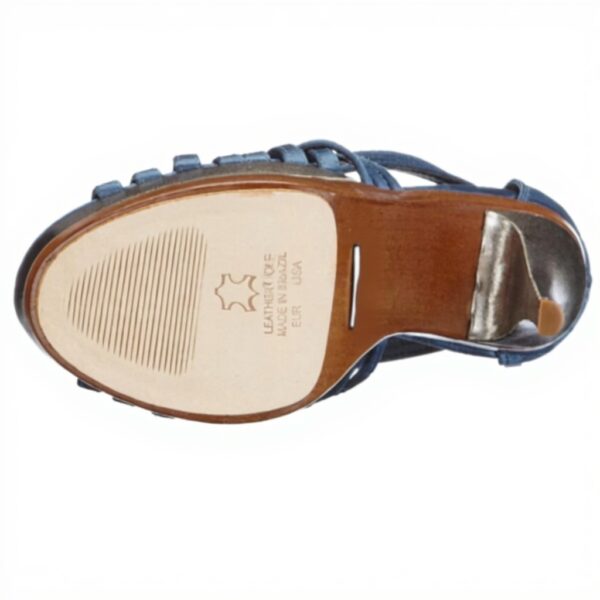 Sandali donna Buffalo London tacco stiletto Blu Petroleo