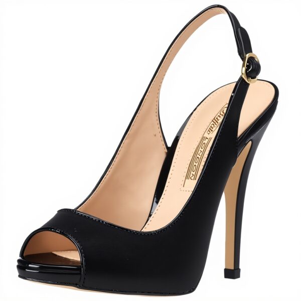 Sandali Donna Buffalo London Tacco Stiletto Nero 42 EU