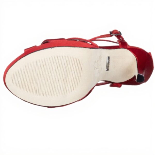 Sandali Buffalo London Tacco Stiletto Rosso Moda Donna