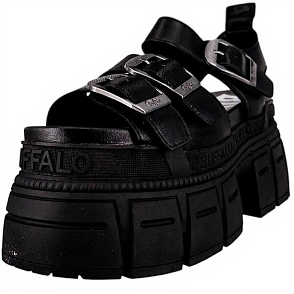 Buffalo London Sandalo Piattaforma Donna Nero Moda