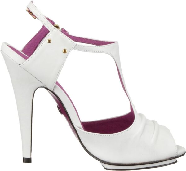 Sandali Donna Buffalo London Wet Nobuck Nubuck Tacco-5