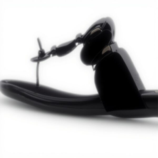 Buffalo Sandali Donna Vernice Piatto Nero Viola 309-9152